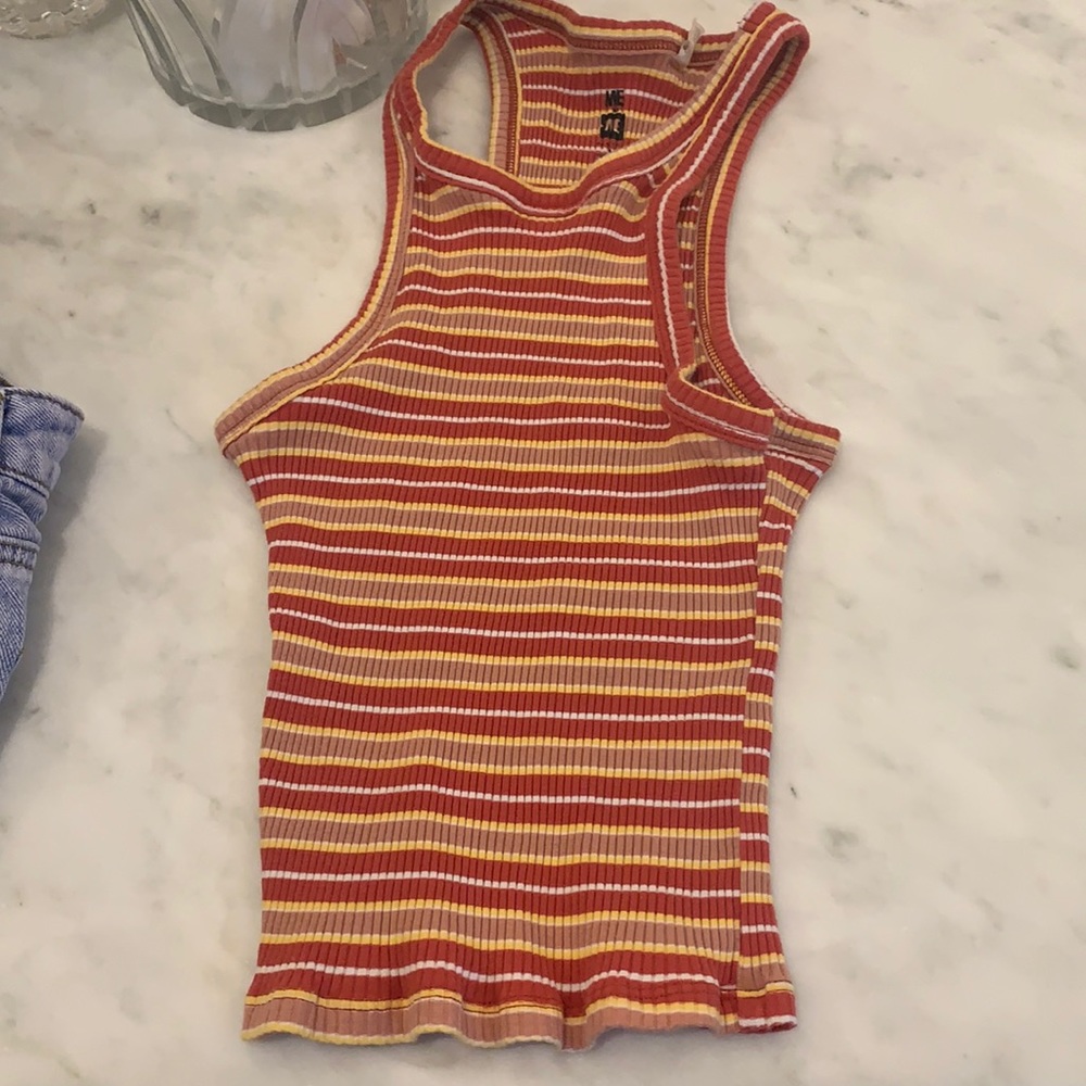 Yellow red and orange pacsun tank!